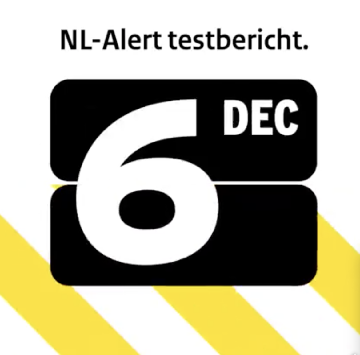 Vandaag: NL Alert testbericht