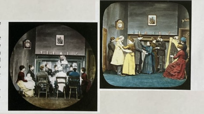 Dickens theater in Engels tijdschrift ‘The Magic Lantern’