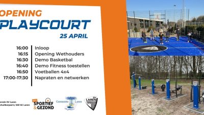 Officiele  opening playcourt