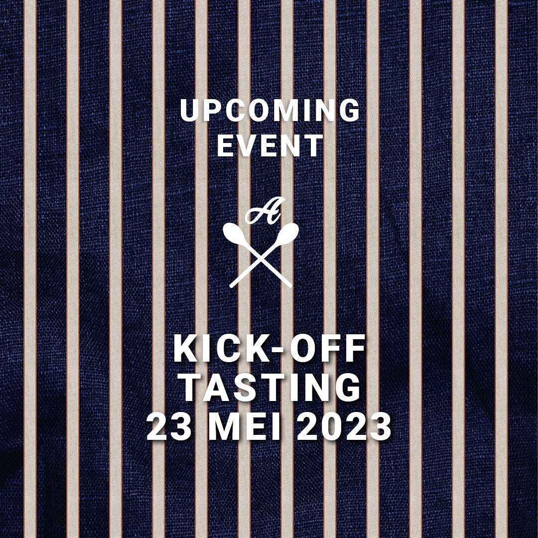 Join the Kick-off tasting 23 mei!
