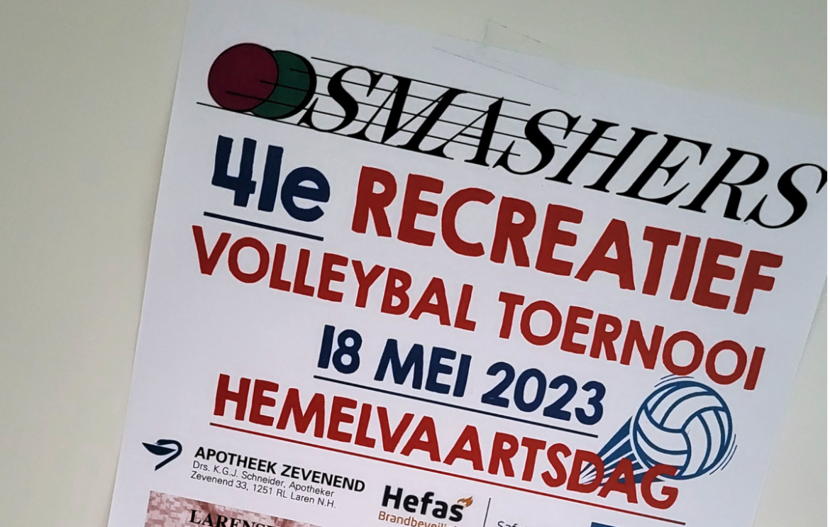 Recreatief Volleybal toernooi ‘the Smashers’