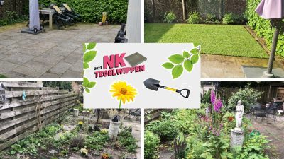 Doe mee met het NK Tegelwippen en vergroen jouw tuin!