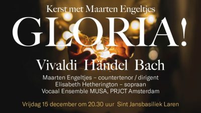 (video) Kerstconcert 15 dec. 20.30 uur met Maarten Engeltjes in Sint Jansbasiliek: kaartverkoop komt goed op gang…