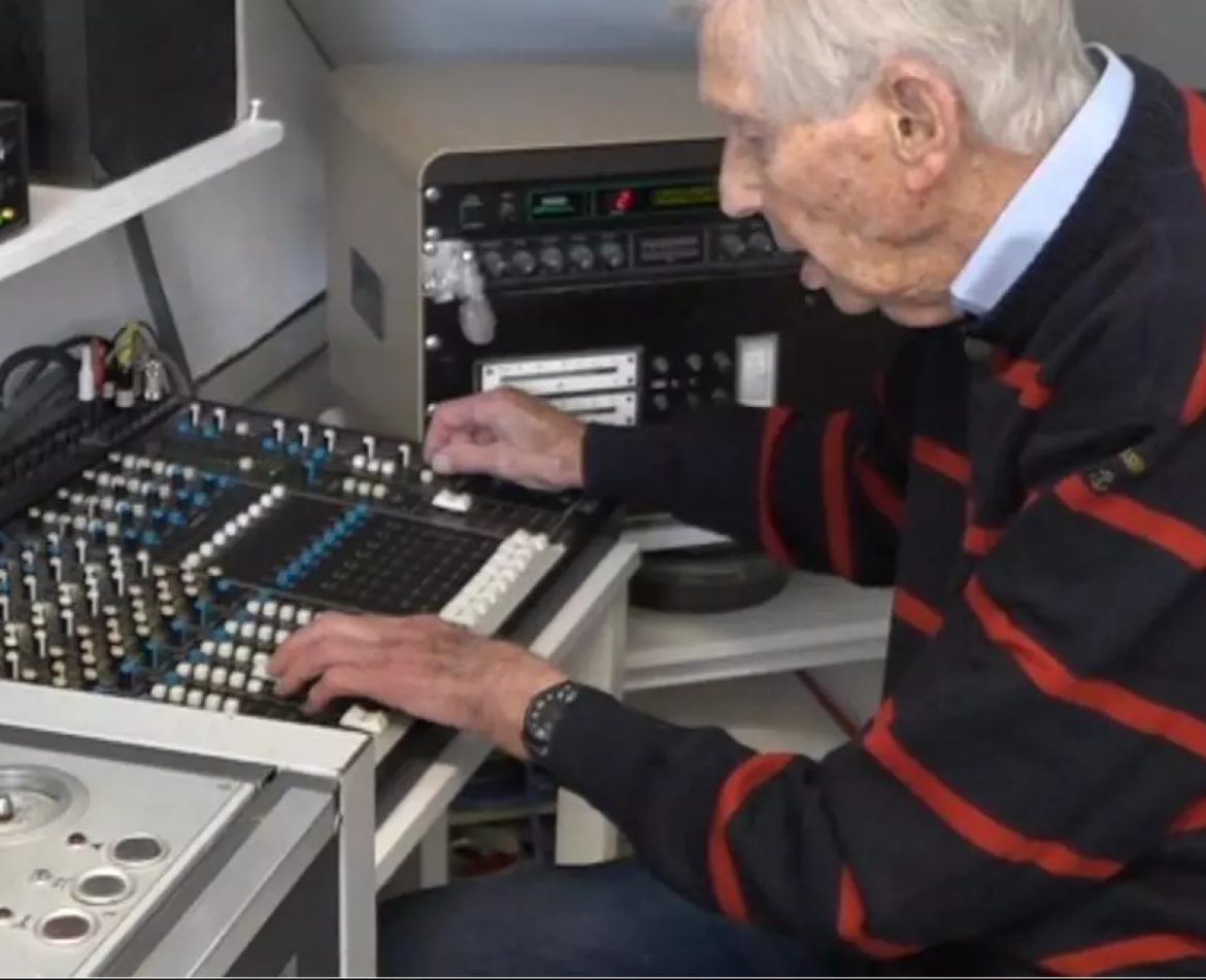Bekende geluidstechnicus Ruud van Lieshout op 99-jarige leeftijd overleden