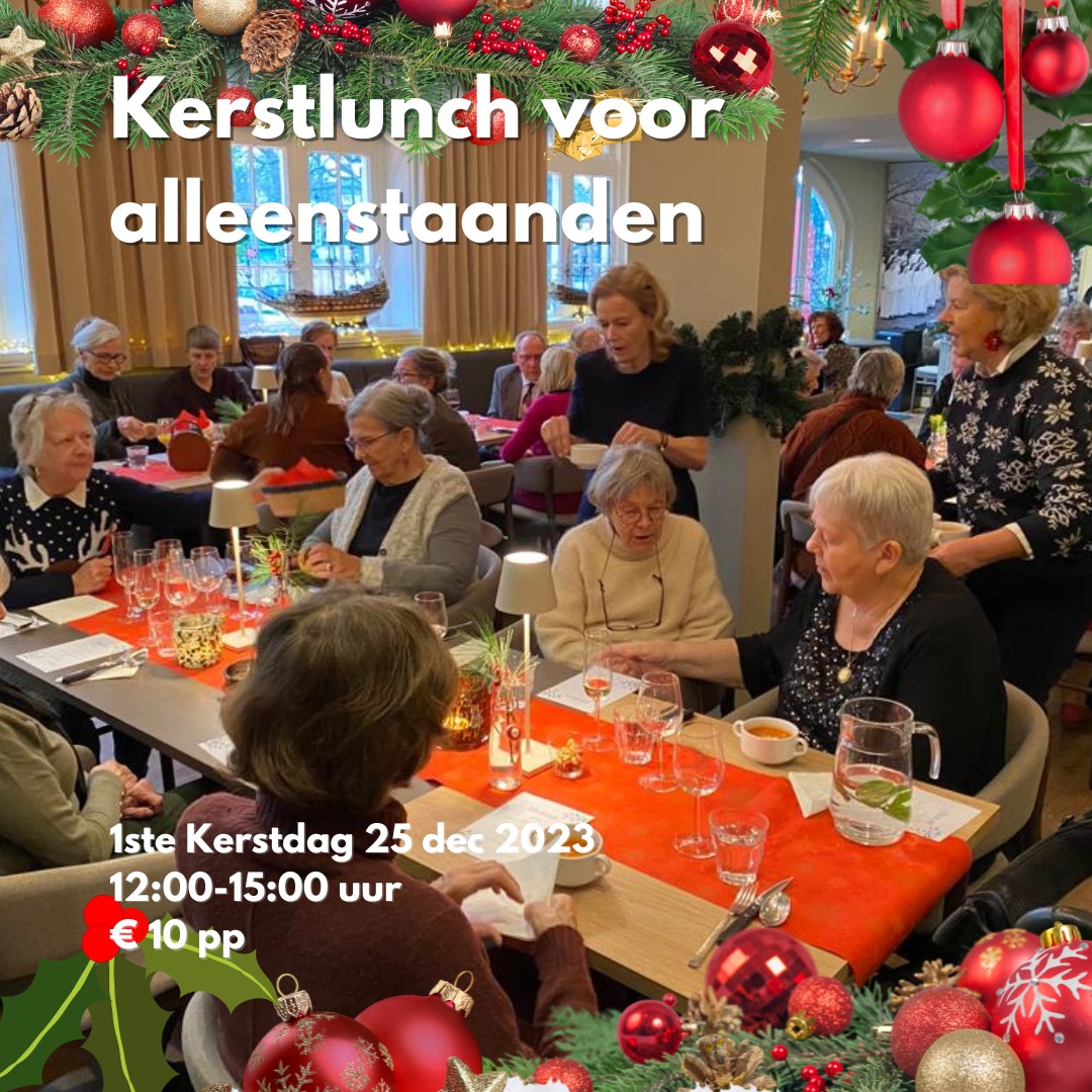 Met Kerst hoort niemand alleen te zijn…