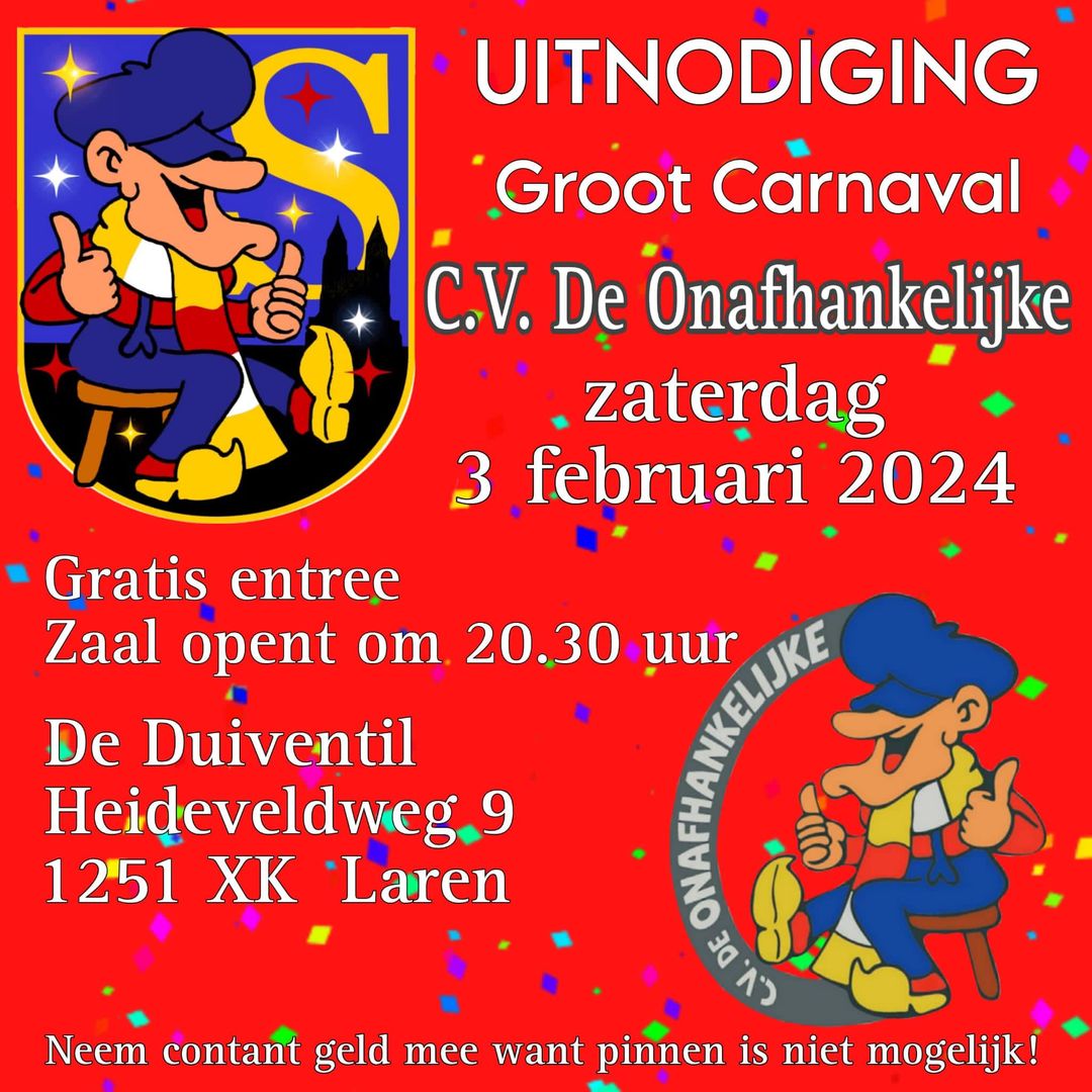 Groot carnaval in Laren