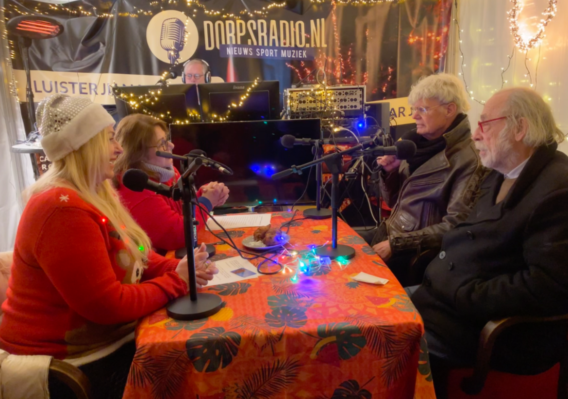 Dorpsradio op Kerstmarkt van start…