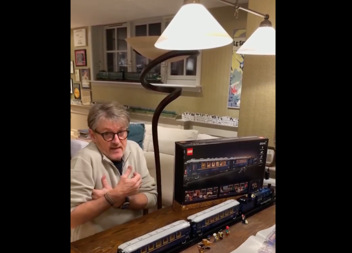 (video Erik de Zwart) de LEGO Orient Express…