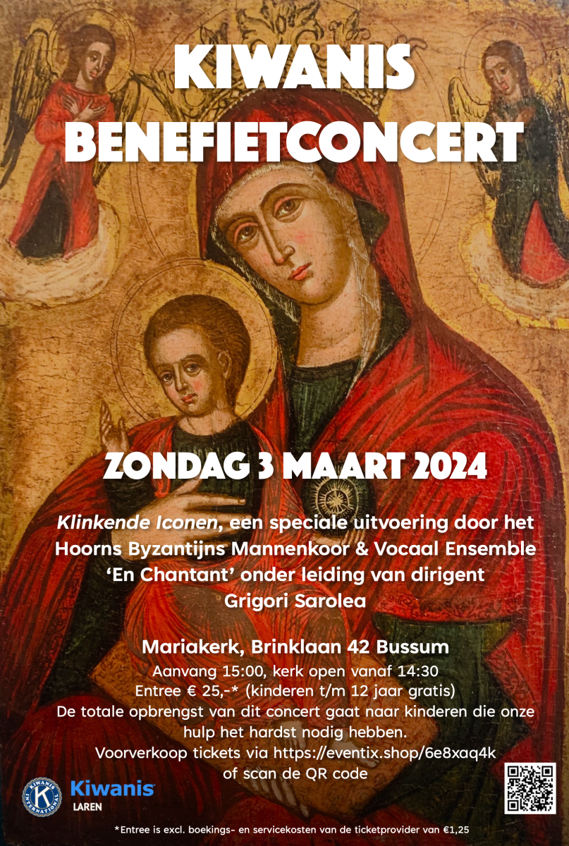 Uniek benefietconcert in Mariakerk Bussum