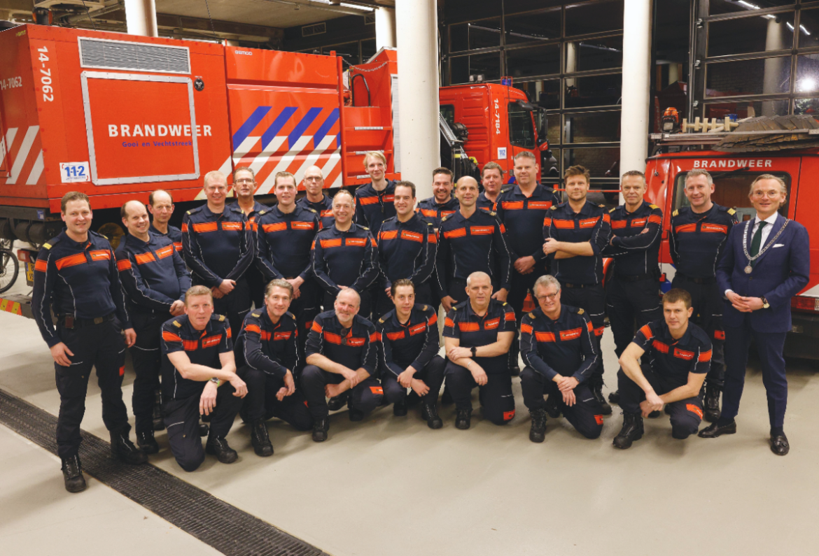 Woning gevonden voor vrijwilliger Larense brandweer. ’Ik ben blij dat we hem zo hebben kunnen behouden’