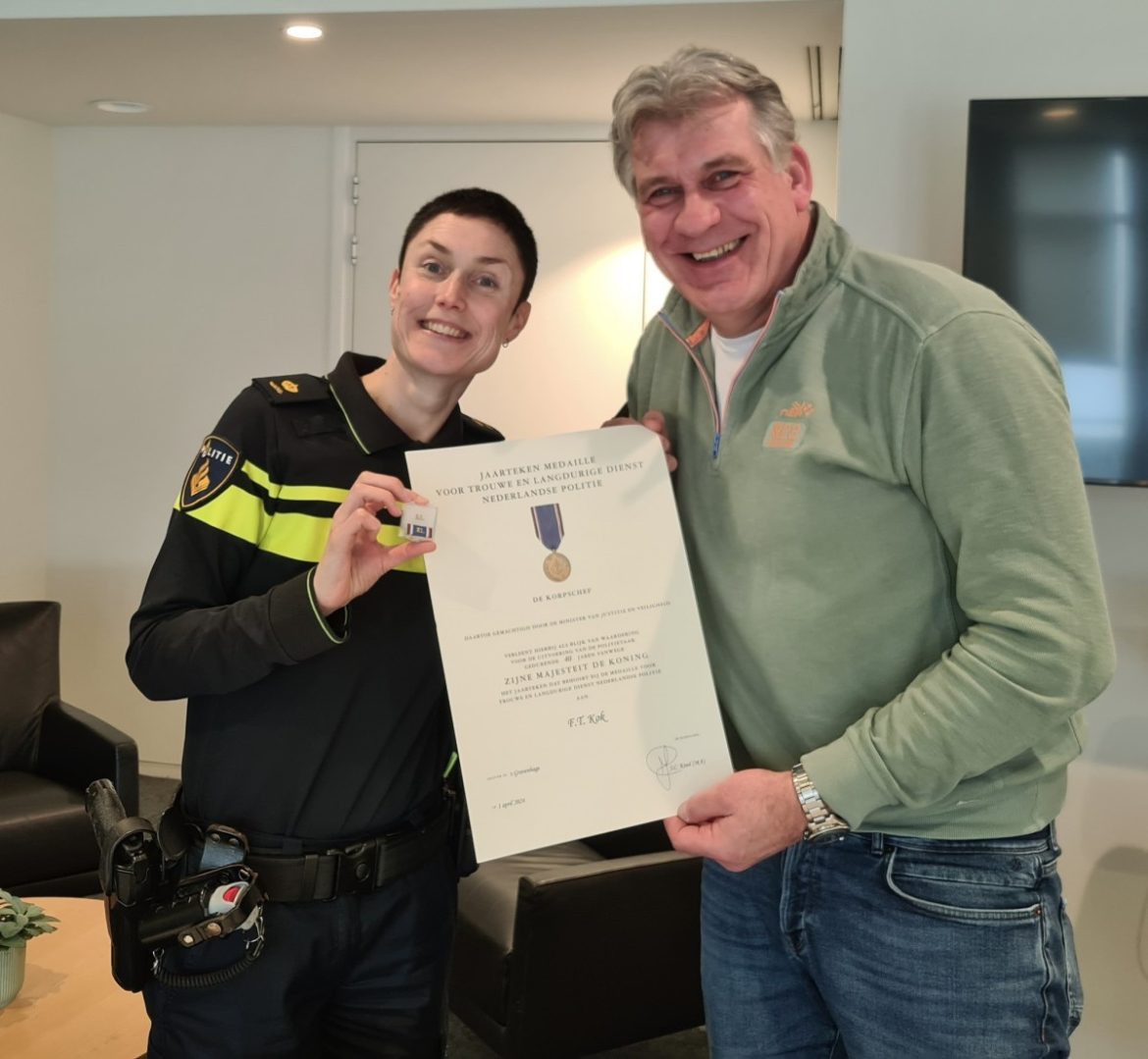 Frank Kok 40 jaar bij de politie