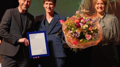 Tweejaarlijkse Singerprijs voor Levi van Veluw