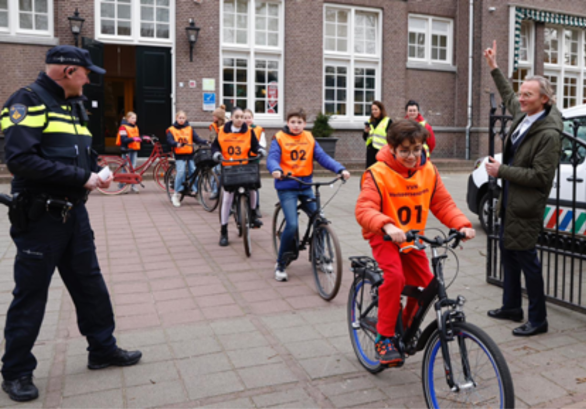 Verkeersexamen op de fiets…