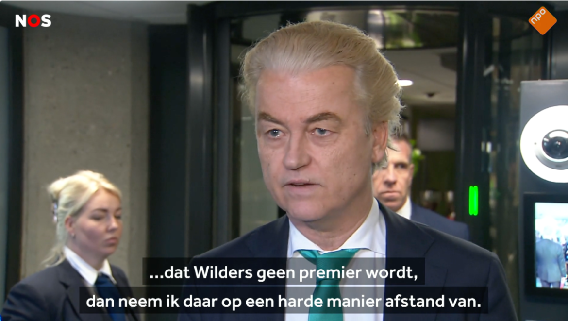 NOS: formatiepartijen niet blij met tweet Wilders. Staatssecretaris gekwalificeerd als ‘eng mannetje’