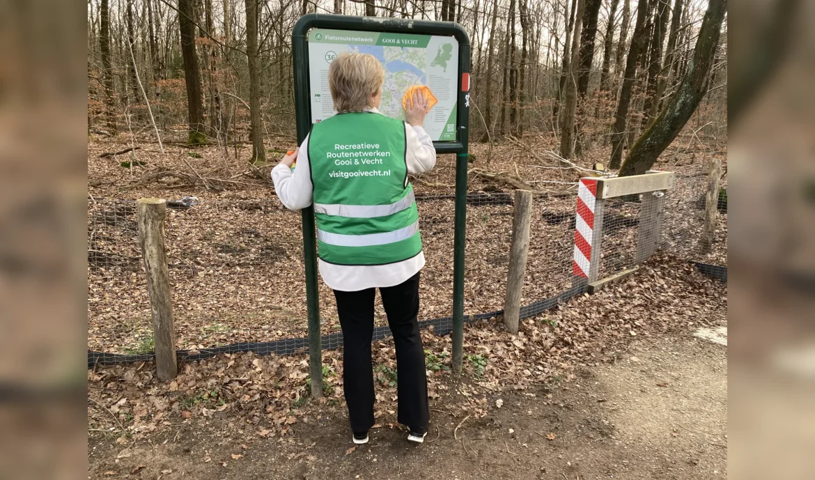 Wandel- en fietsroutenetwerk in Gooi en Vechtstreek weer klaar voor mooi weer