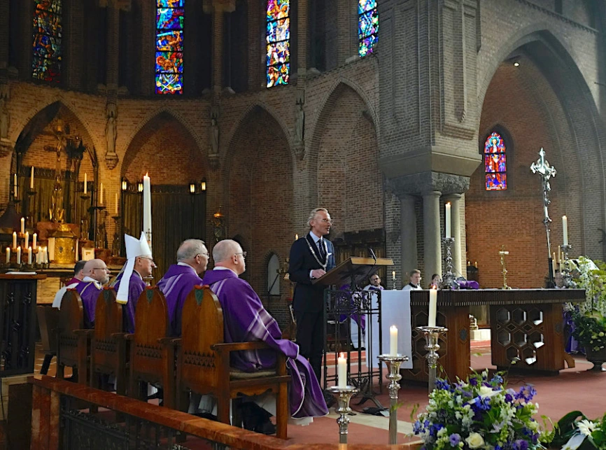 Toespraak burgemeester Nanning Mol tijdens pontificale uitvaartmis