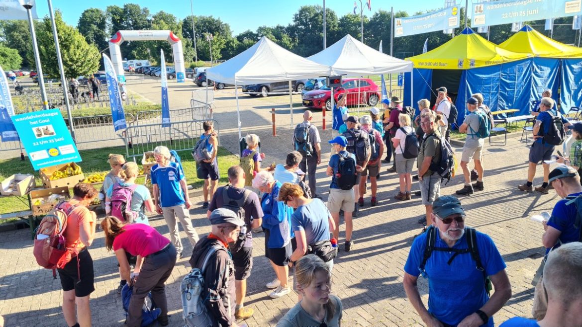 Gooise Vierdaagse wandelfeestje voor jong en oud