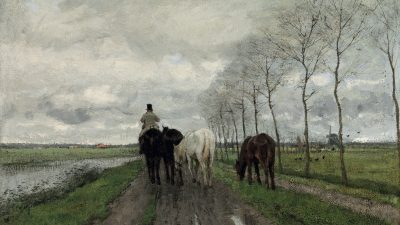 ‘Huiswaarts’ (1874) van Anton Mauve  publiekslieveling nummer 1 uit Singercollectie