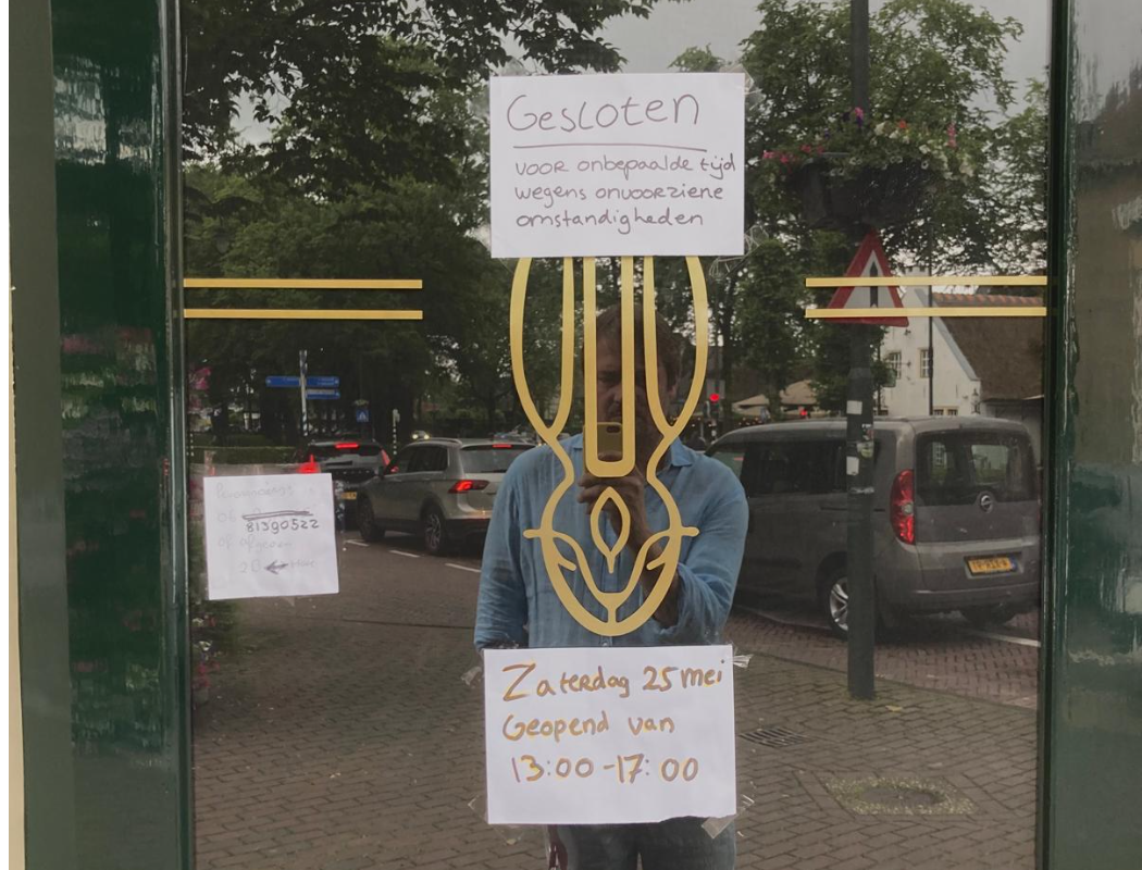 De Haas tijdelijk gesloten…