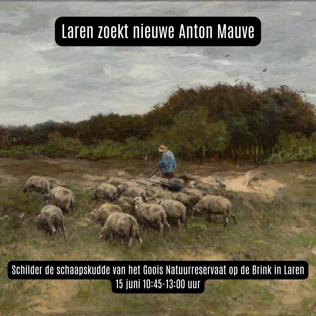 Wie wordt de nieuwe Anton Mauve van Laren?