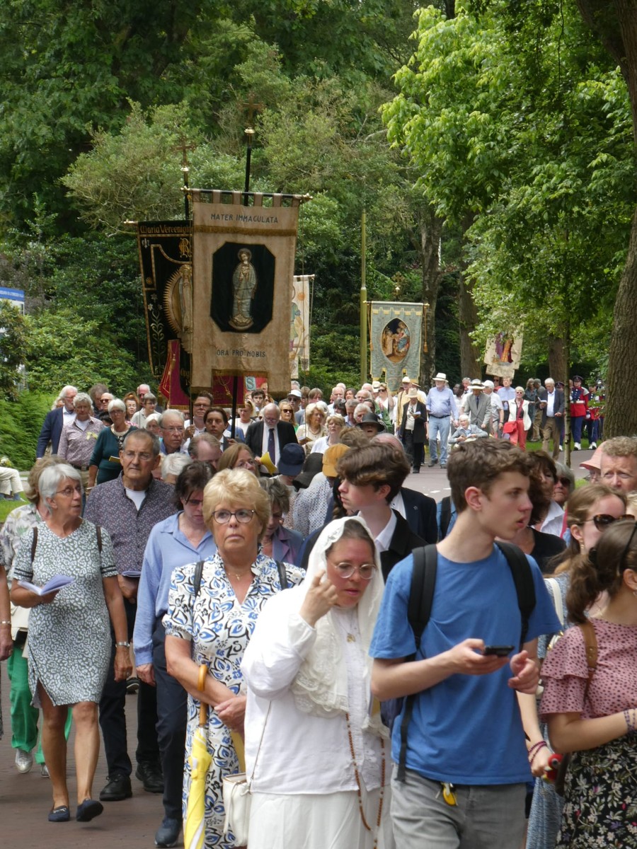 Zonovergoten Sint Jansviering: Veel processiegangers, veel kijkers