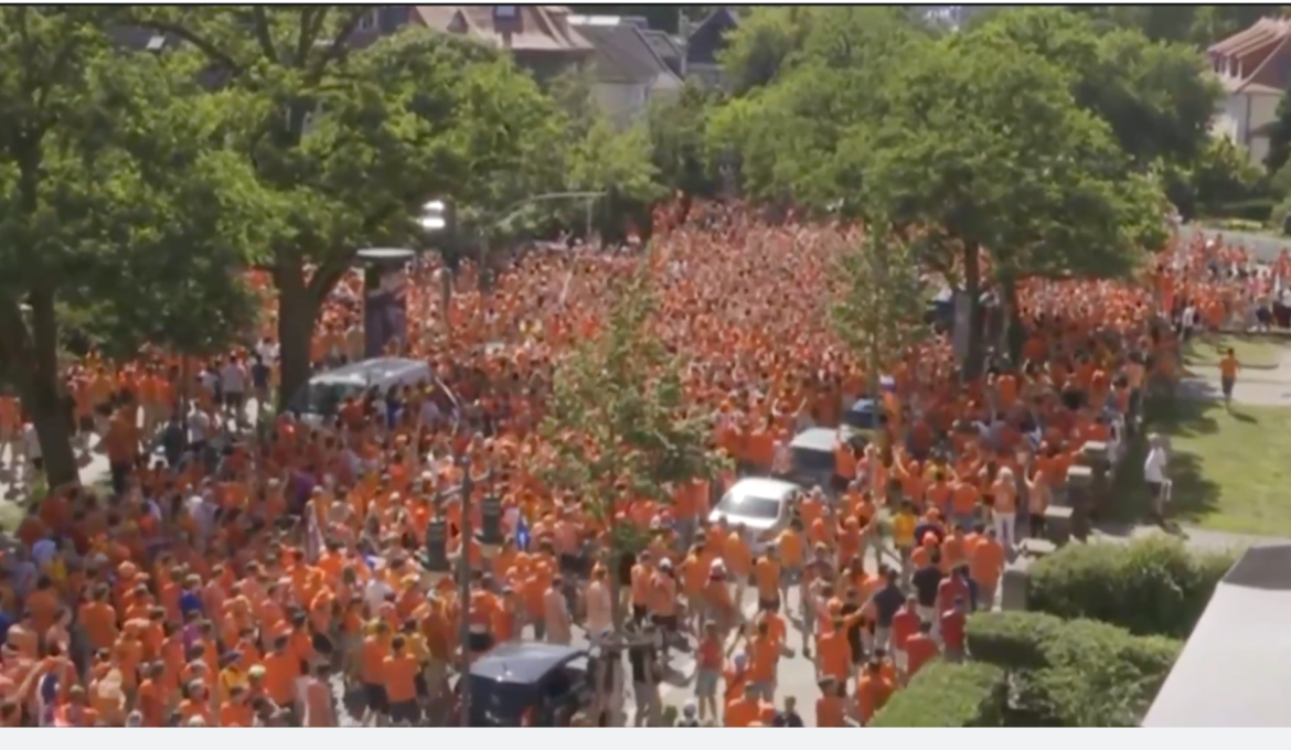 Totale Oranjegekte in Berlijn…