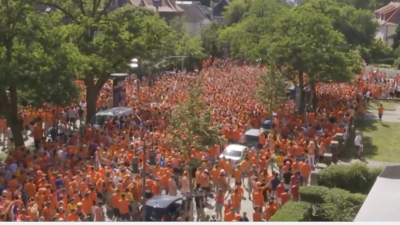 Totale Oranjegekte in Berlijn…