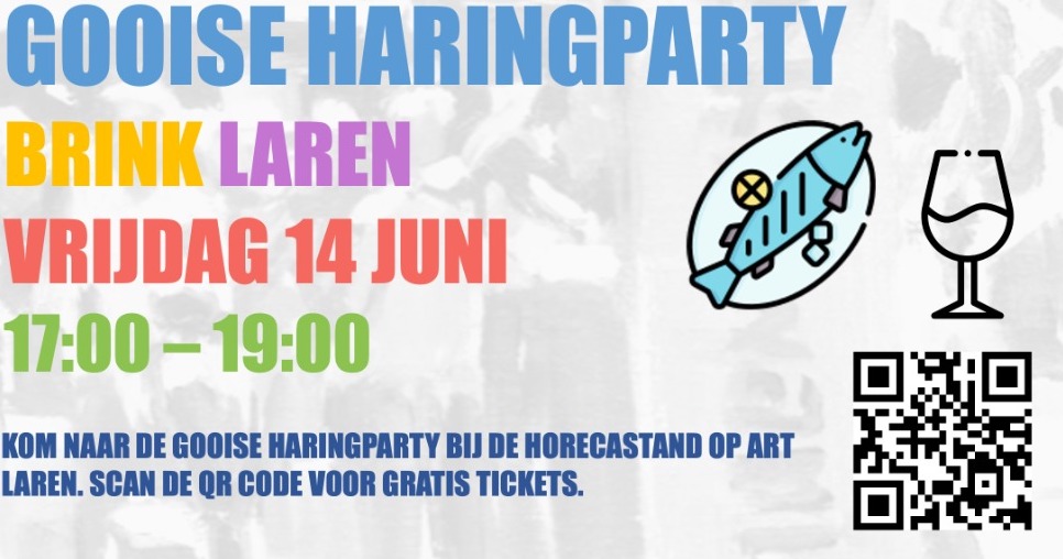 Kunst en haring op de Larense Brink