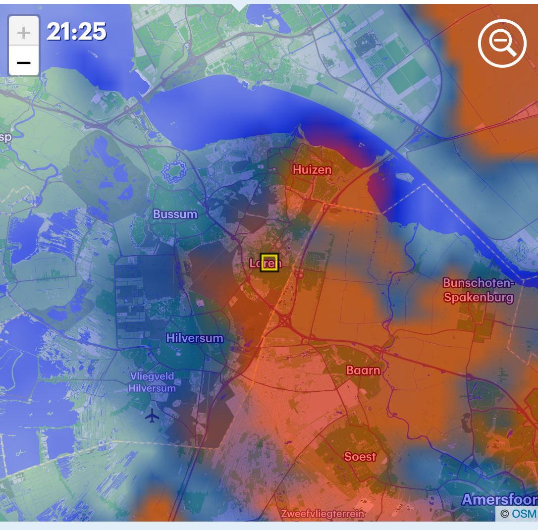 Noodweer trekt gelukkig toch niet over Laren