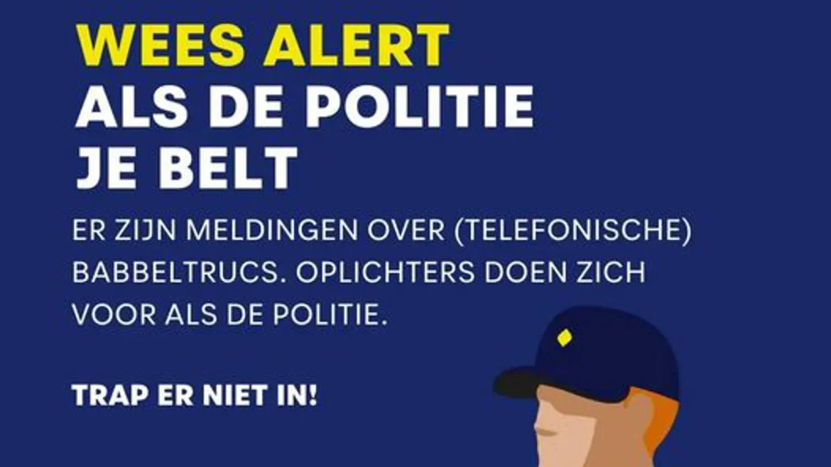 Let op! Oplichters actief in BEL-gemeenten