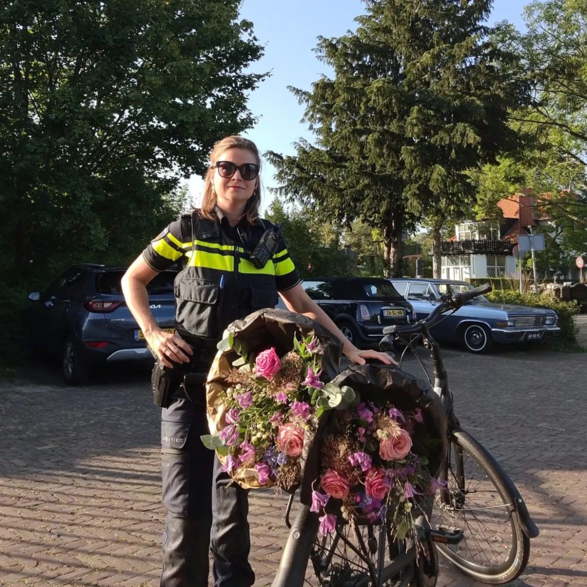 Een bloemetje in Laren