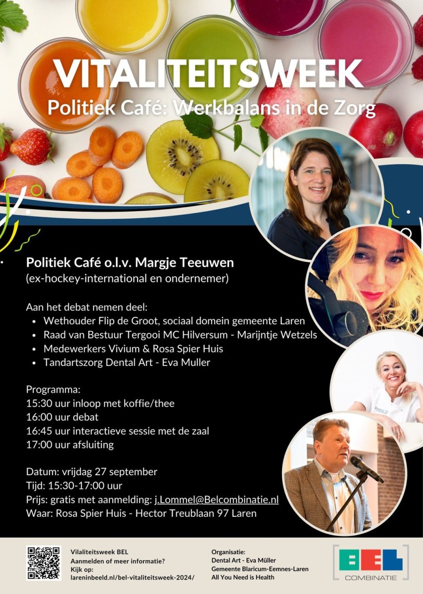 Politiek Café werkbalans in de zorg