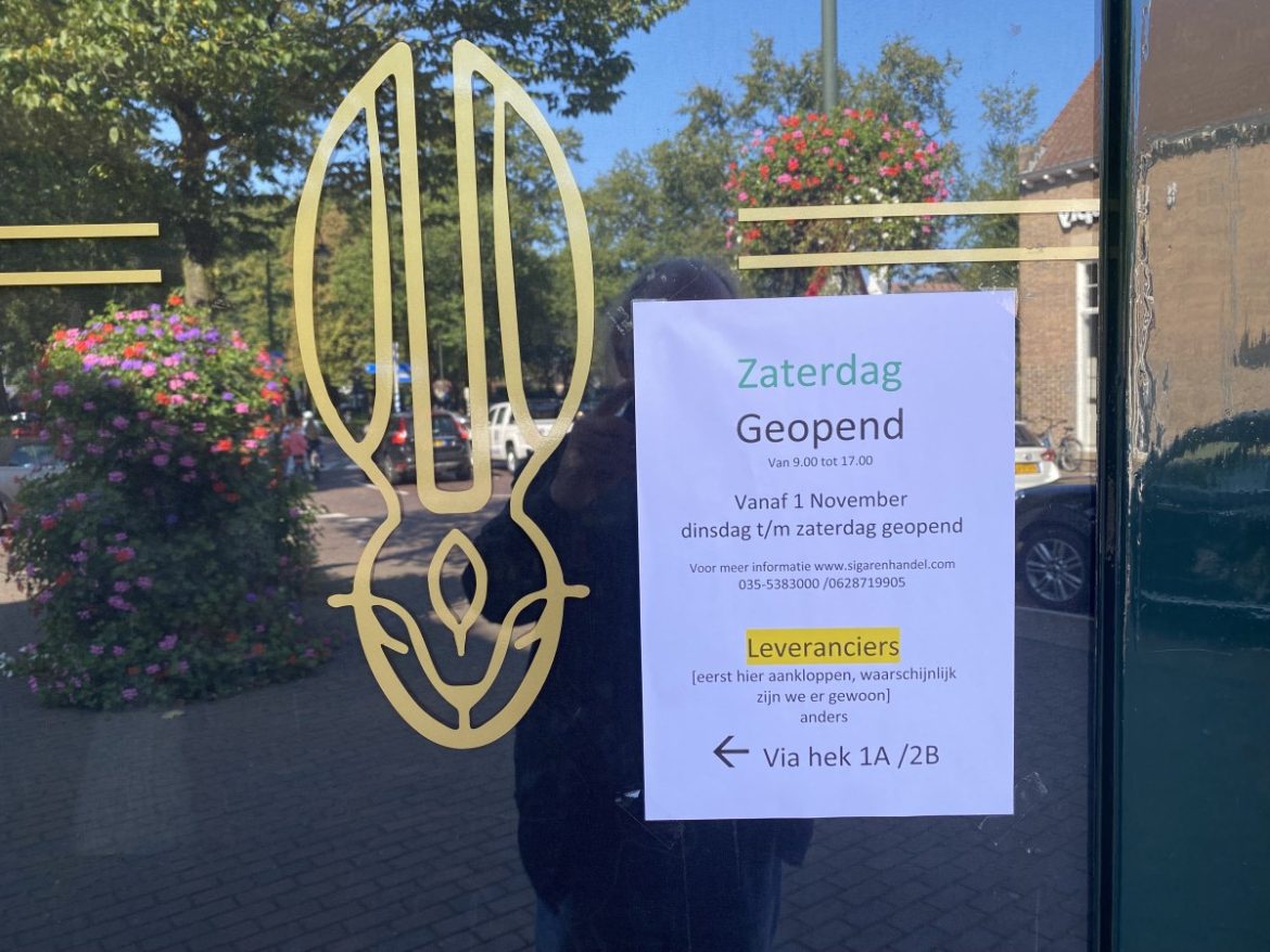 Sigarenhandel de Haas gaat gelukkig weer door…