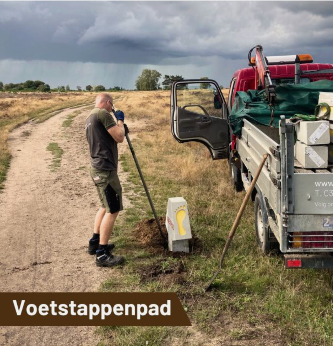 GNR: Voetstappenpad-paaltjes weer fonkelnieuw