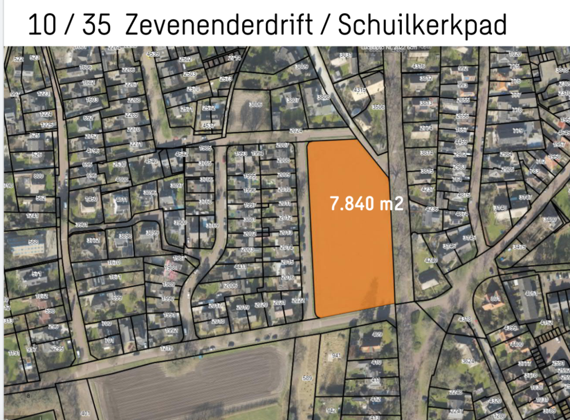 De 16 Woningbouwlokaties op kaart van Laren!