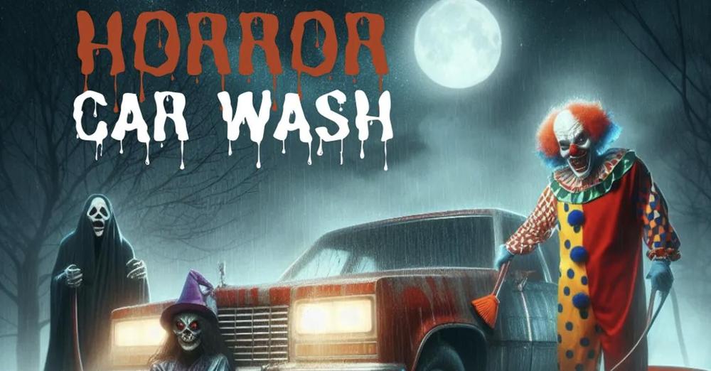 Huiveren in Blaricum: Gooise Carwash verandert in Haunted Halloween Carwash