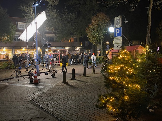 Weer tv-opname bij JUMBO voor Kerstcommercial