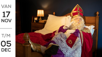 De slaapkamer van Sinterklaas…