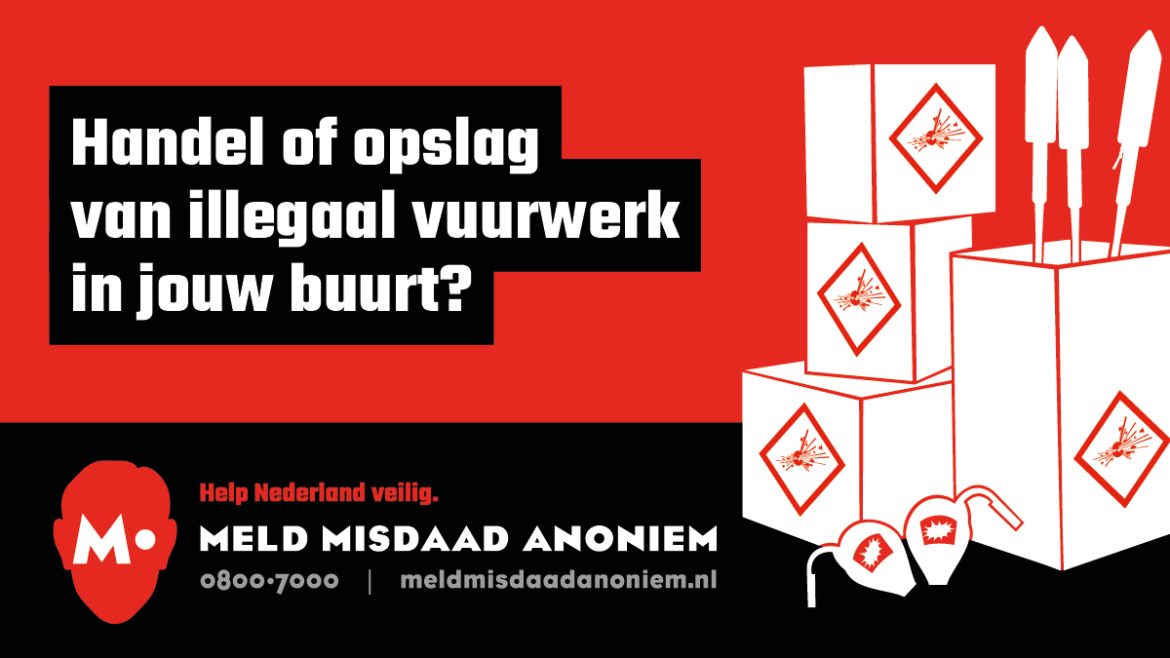 Weet jij waar illegaal vuurwerk ligt opgeslagen of wordt verhandeld?