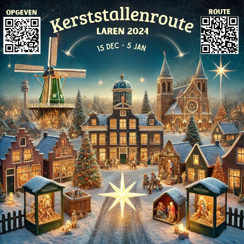 Doe jij al mee met Larense Kerststallenroute?