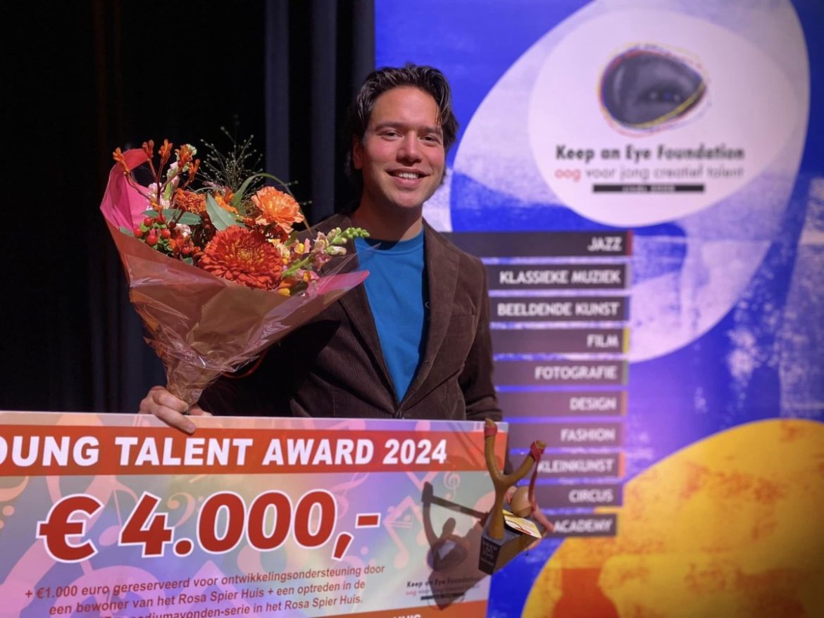 Cas Heim winnaar Young Talent Award 2024.