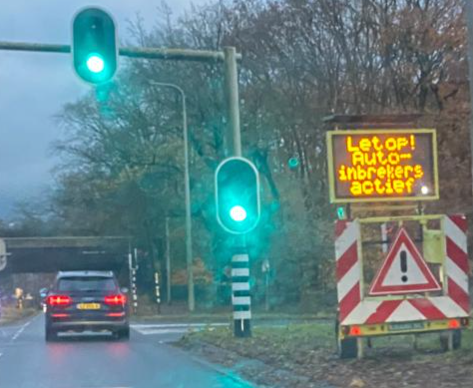 Let op! Laren geteisterd door auto inbraken