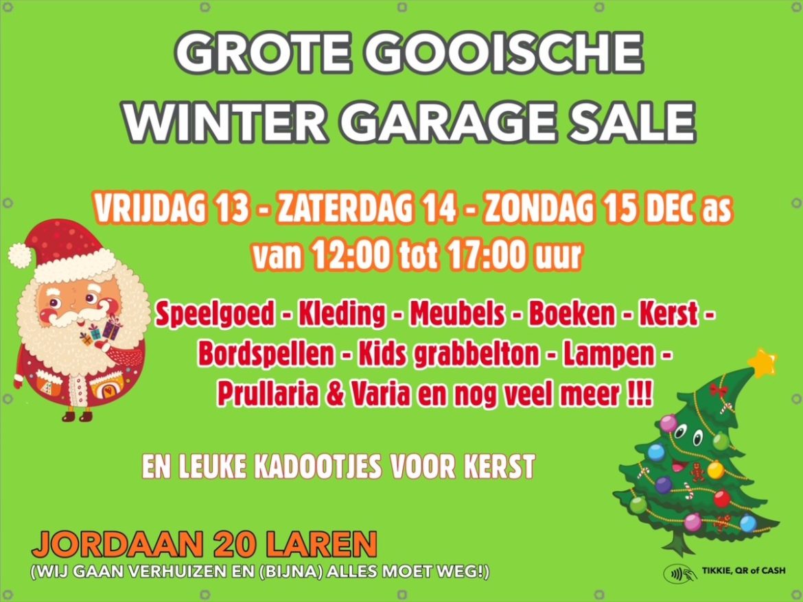 Grote Gooische Winter Garage Sale