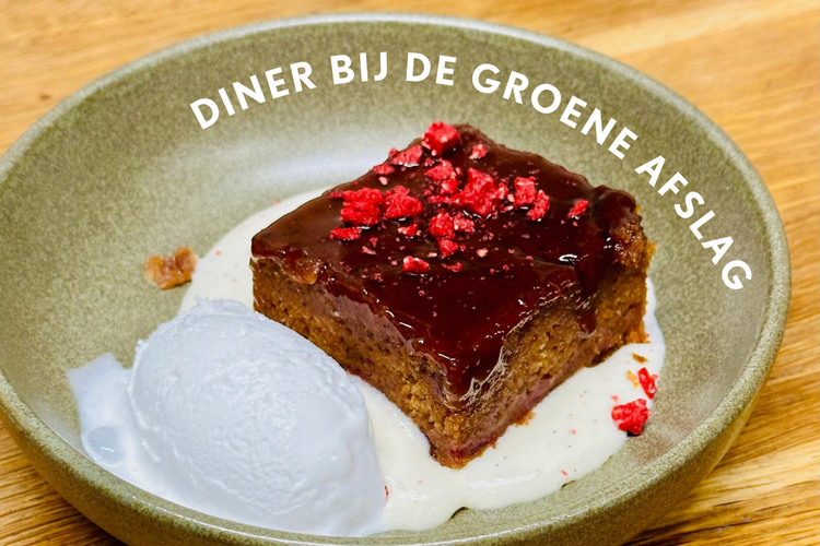 14 febr. Diner bij De Groene Afslag