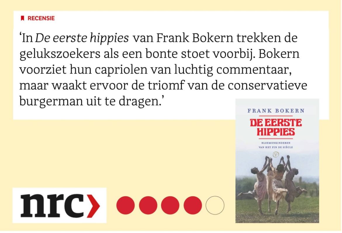 Geweldige recensie van ‘De eerste hippies’