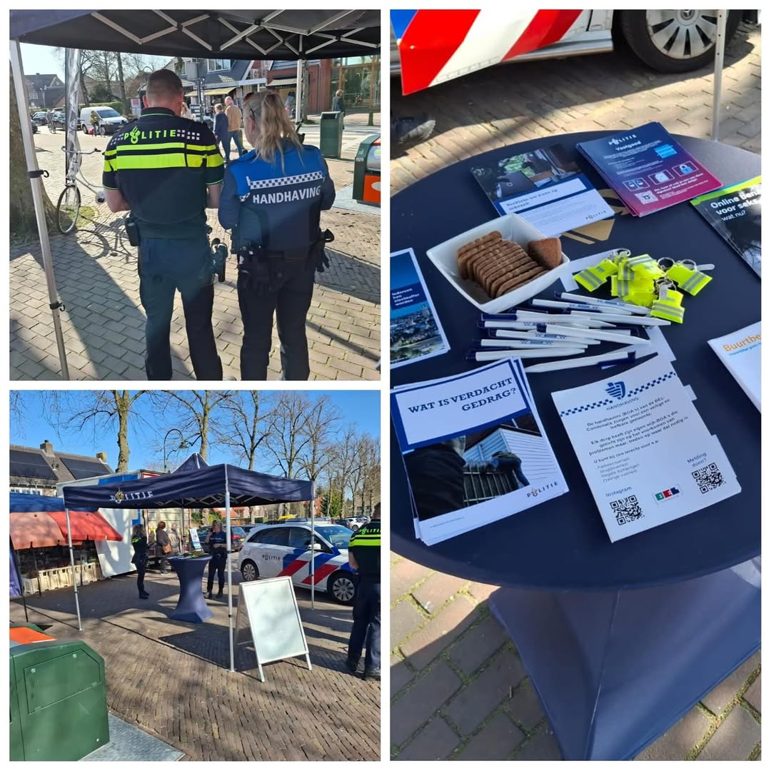 Pop up wijkagenten Blaricum-Laren