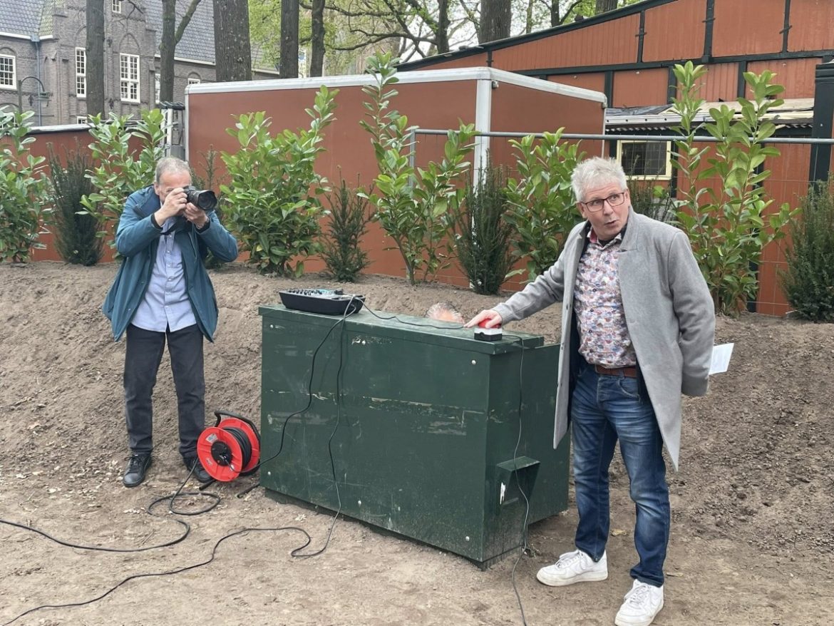 Nieuwe vijver geopend..