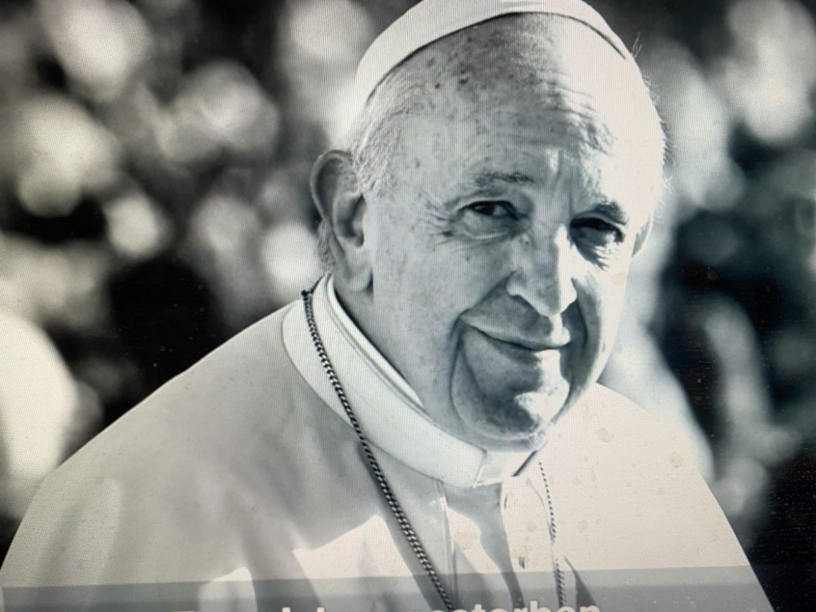 Paus Franciscus overleden
