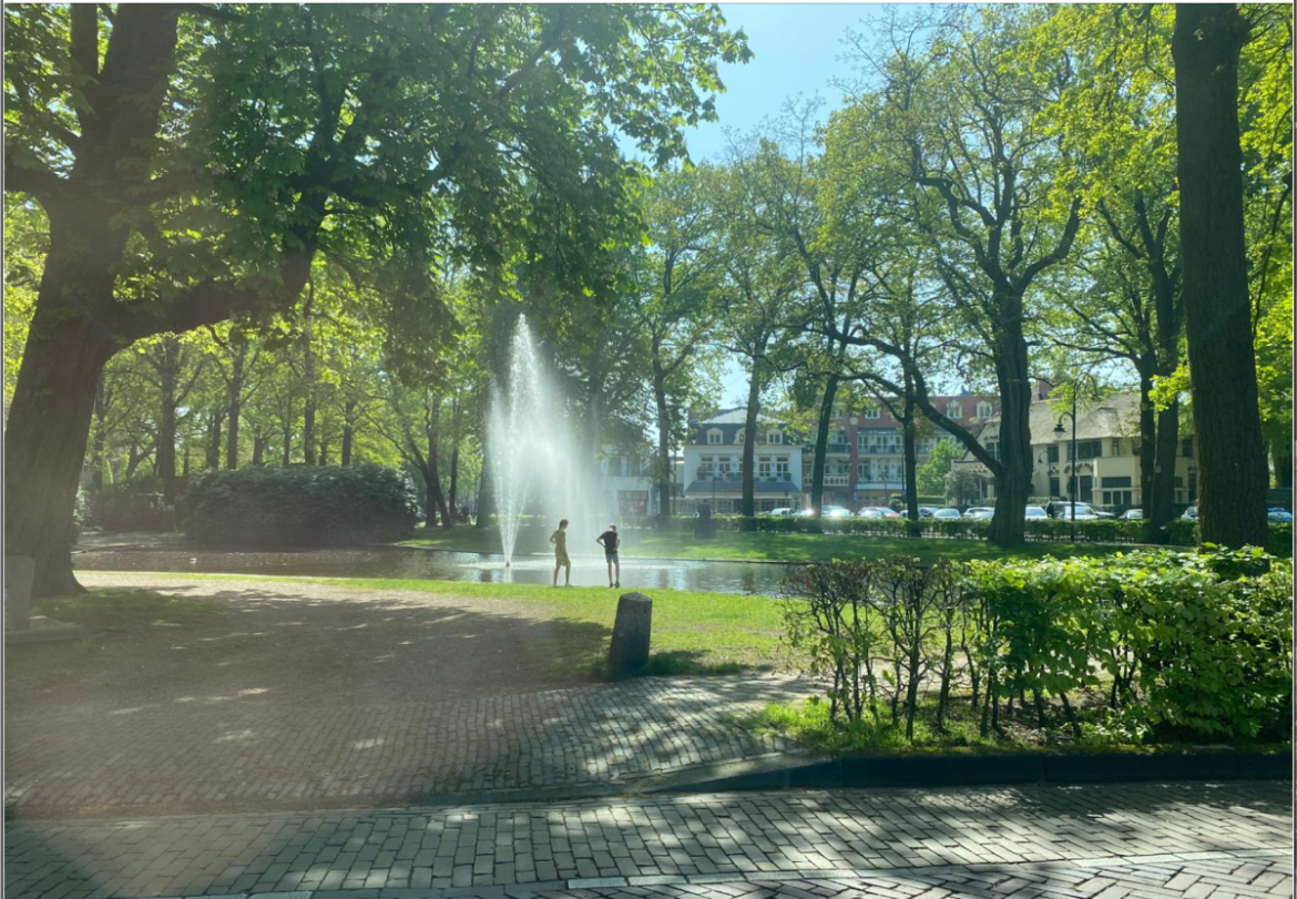 Initiatiefnemer Mathijs Siers zet vanmiddag de fontein aan!