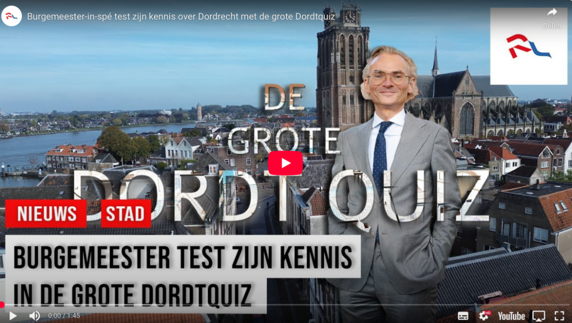 De Grote Dordt Quiz: Is Nanning Mol klaar om burgemeester van Dordrecht te worden?